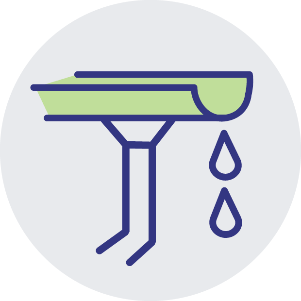 雨樋工事のアイコン