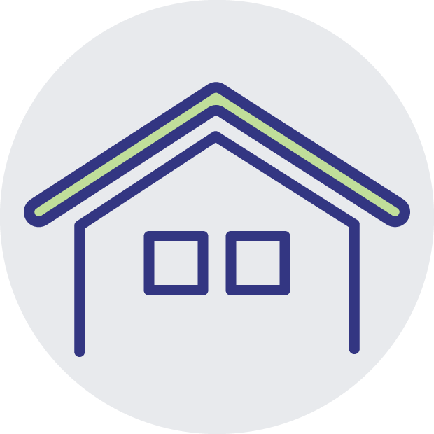 屋根工事のアイコン